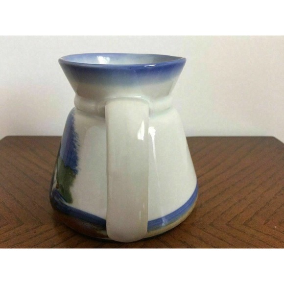 Flying Mallard Ducks Pitcher Jug Style Wide Rubber Base No Spill Coffee Mug - Picture 6 of 8